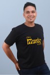 Yellow Life Is Music Classic Fit Black