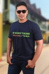 Everything You Can Imagine Is Real Classic Fit Navy Blue