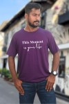 This Moment Is Your Life Classic Fit Dark Purple
