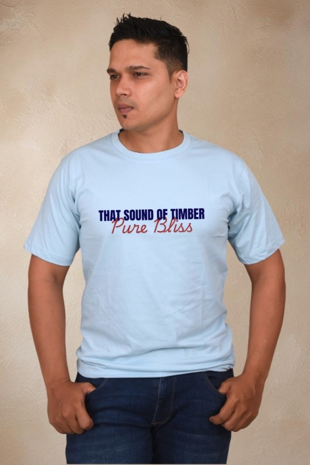 That Sound Of Timber Classic Fit Sky Blue