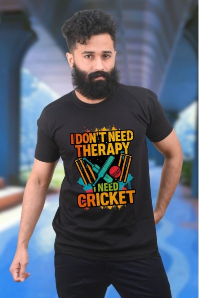 I Dont Need Therapy Classic Fit Black