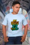 My Heart Beats In 22 Yards Classic Fit Sky Blue