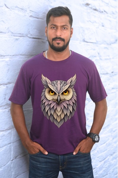 Owl Classic Fit Dark Purple