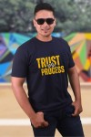 Trust The Process Classic Fit Navy Blue