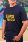 Trust The Process Classic Fit Navy Blue