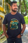 Adventure Is My Therapy Ride Classic Fit Navy Blue