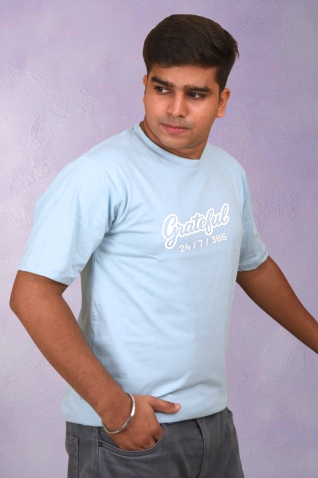 Grateful Classic Fit Sky Blue