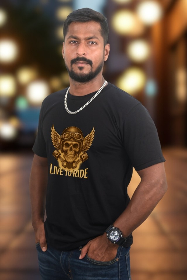 Live To Ride Classic Fit Black