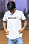 Mahadev Black Classic Fit White