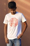 Shivmudra Orange Classic Fit White