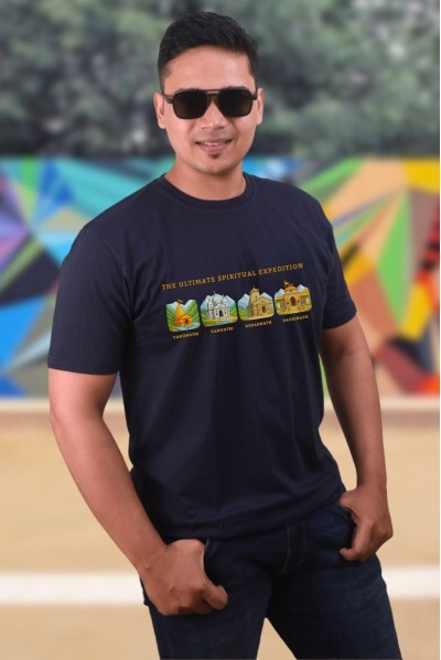 Char Dham Classic Fit Navy Blue