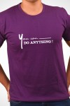 You Can Do Anything Classic Fit Dark Purple