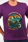 Adventure Is My Therapy Ride Classic Fit Dark Purple
