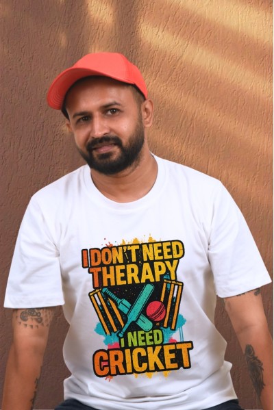 I Dont Need Therapy Classic Fit White