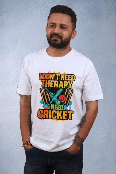 I Dont Need Therapy Classic Fit White