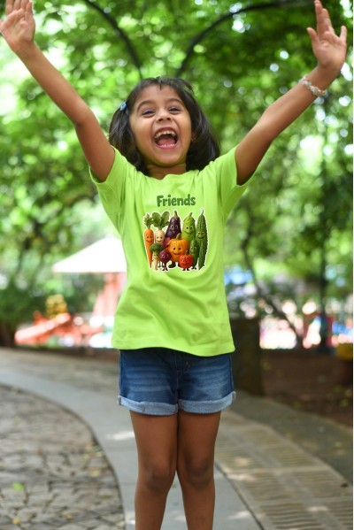 Friends Veggies Green