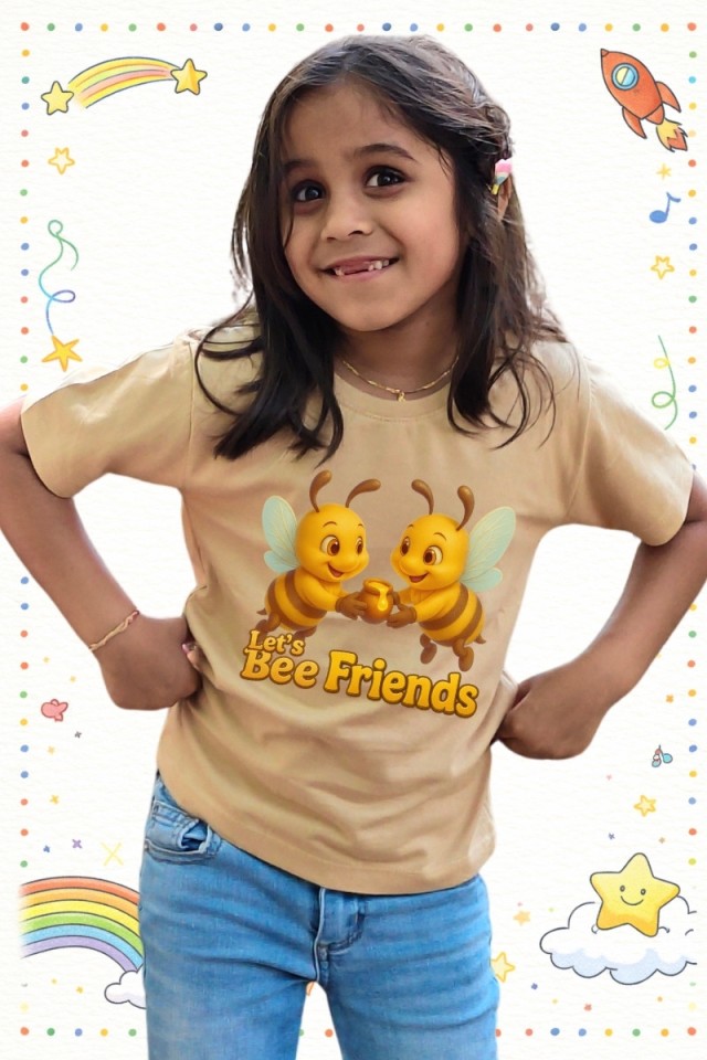 Let's Bee Friends Beige